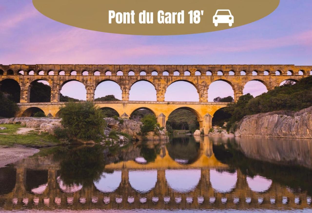 La Casita - Studio Confort Avec Parking Prive - Lit Douillet - Centre Uzes, Pont Du Gard Eksteriør billede