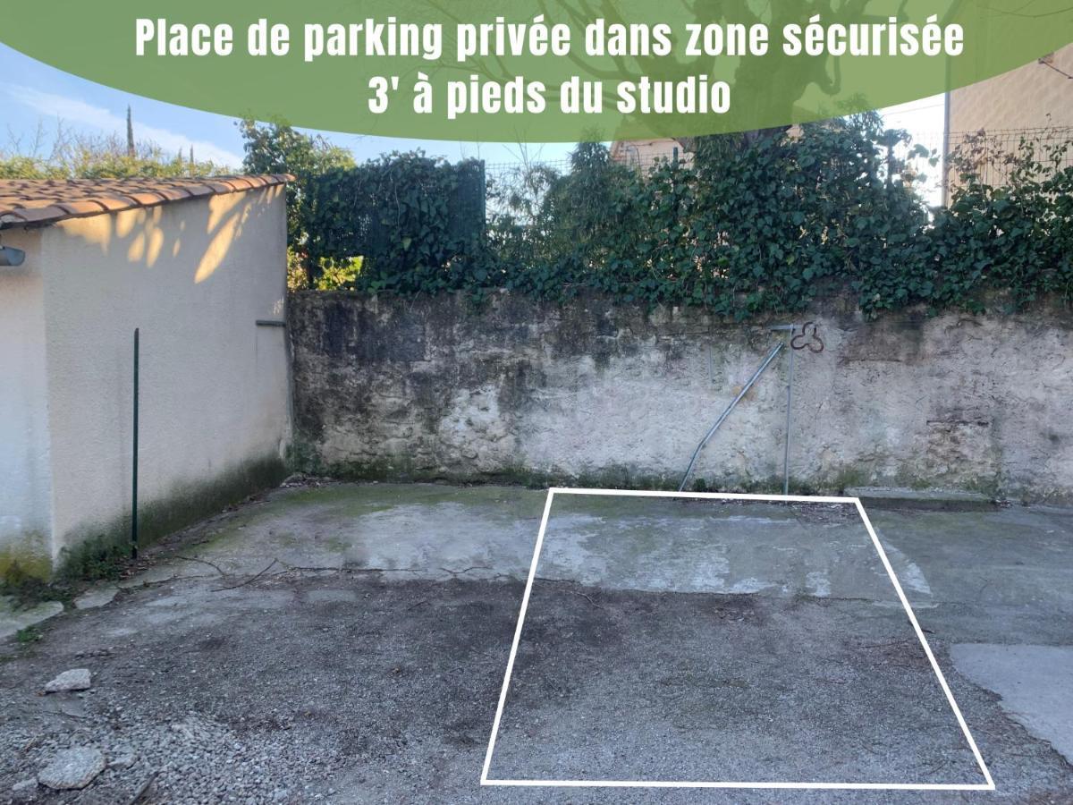 La Casita - Studio Confort Avec Parking Prive - Lit Douillet - Centre Uzes, Pont Du Gard Eksteriør billede